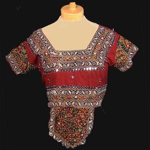Authentic Red Banjara Blouse